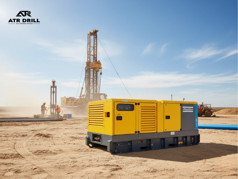 Air Compressor for DTH and Water Well Drilling Rigs